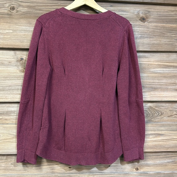 CAbi Burgundy Cardigan Sweater - Picture 5 of 6